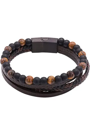 Heideman Armband Paul farben (Armband, inkl. Geschenkverpackung), Echtlederarmband, Männerarmband, Männerlederarmband - Verkäufer: