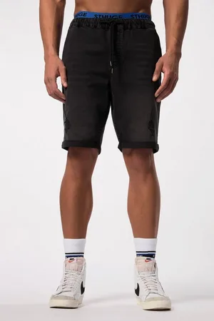 STHUGE Jeansbermudas Jeans-Bermuda FLEXLASTIC® Denim destroyed - Verkäufer: Popken Fashion Group