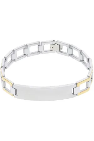 JuwelmaLux Armband Armband mit Gravurplatte aus Edelstahl IP-Beschichtet gold (kein Set, 1-tlg., kein Set) - Verkäufer: Juwelier-Bacak