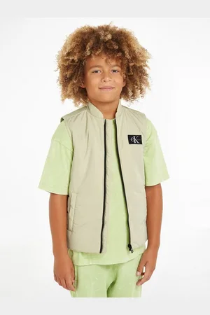 Calvin Klein Steppweste BADGE LIGHT PADDED VEST Kinder bis 16 Jahre
