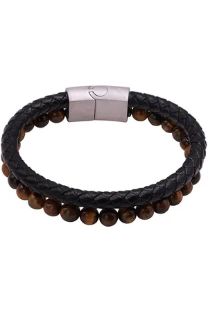 Heideman Armband Jasper farben (Armband, inkl. Geschenkverpackung), Echtlederarmband, Männerarmband, Männerlederarmband - Verkäufer: