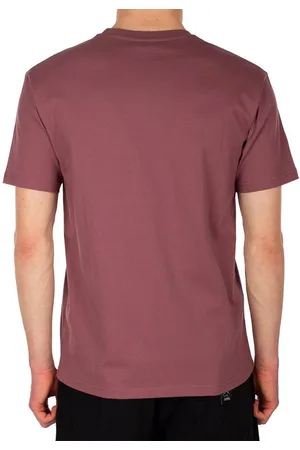 Iriedaily T-Shirt - Kurzarm Shirt einfarbig - Peaceride Emb Tee [plum] - Verkäufer: Schneider Fashion Store