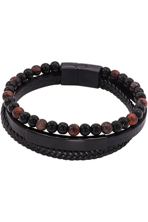 Heideman Armband Joost farben (Armband, inkl. Geschenkverpackung), Echtlederarmband, Männerarmband, Männerlederarmband - Verkäufer: