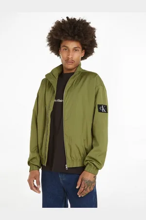 Calvin Klein Outdoorjacke CASUAL UTILITY HARRINGTON mit Logopatch