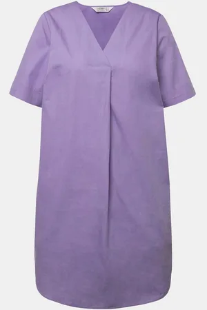 Angel of Style Longbluse Longbluse Popeline V-Ausschnitt Halbarm - Verkäufer: Popken Fashion Group