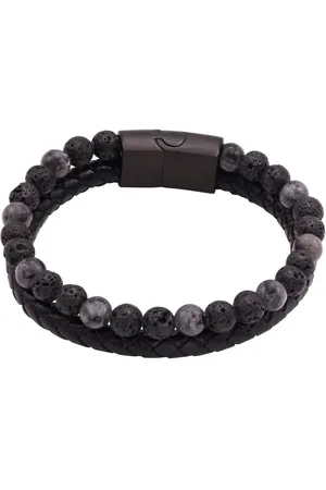 Heideman Armband Dario farben (Armband, inkl. Geschenkverpackung), Echtlederarmband, Männerarmband, Männerlederarmband - Verkäufer: