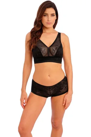 Wacoal Bralette-BH Net Effects (1-tlg) mit schlichter floraler Spitze, V-Ausschnitt - Verkäufer: LuriX