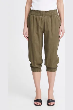 B YOUNG Stoffhose BYFALAKKA CAPRI PANTS - Hose aus Leinenmix - Verkäufer: meinemarkenmode