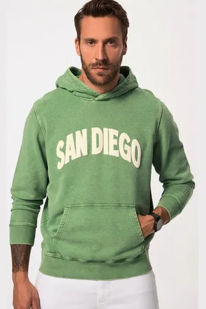 JP 1880 Sweatshirt Hoodie Kapuzensweater Vintage Look Brust-Print - Verkäufer: Popken Fashion Group