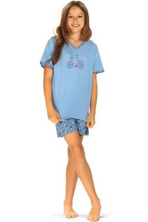 Comtessa Schlafanzug Comte Kids (Set, 2 tlg., Set) Mädchen Pyjama Shorty Kurzarm Baumwolle Blumen - Verkäufer: chic4home