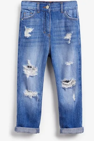 Next Destroyed-Jeans Mom-Jeans im Distressed-Look (1-tlg) - Verkäufer: Germany GmbH