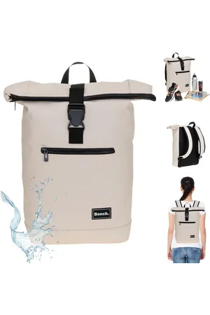 Bench Freizeitrucksack Roll-Top Kurierrucksack Hydro aus Plane wetterfest A4, Laptop Fach Rucksack Daypack Tagesrucksack 64175 + Etui - Verkäufer: Sporttaschenshop
