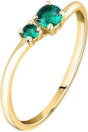 LIVE DIAMOND Diamantring, Smaragd (synthetisch), Lab Grown - Verkäufer: CHRIST Juweliere und Uhrmacher seit 1863 GmbH