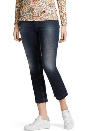 Marc Cain 7/8-Jeans sports KUPFERFARBENER NIETEN-APPLIKATION,Gr.36 N2 - Verkäufer: Tobil