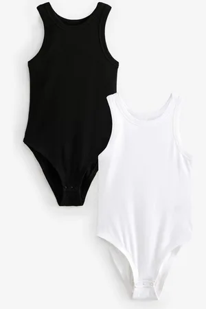 Next Body Gerippte Baumwollbodys mit Stehkragen, 2er-Pack (2-tlg) - Verkäufer: Germany GmbH