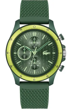 Lacoste Chronograph NEO HERITAGE 2011328, Quarzuhr, Armbanduhr, Herrenuhr, Stoppfunktion, Silikonarmband