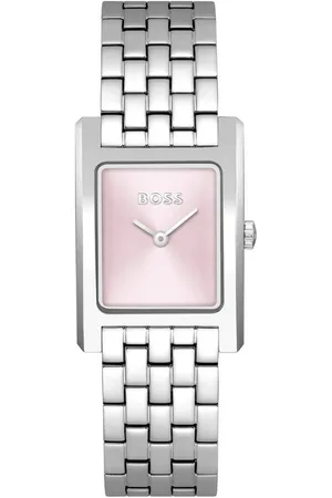 HUGO BOSS Quarzuhr LUCY 1502743, Armbanduhr, Damenuhr, Edelstahlarmband, analog