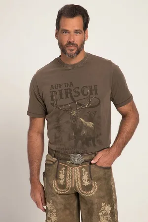 JP 1880 T-Shirt T-Shirt Tracht Halbarm großer Print Vintage Look - Verkäufer: Popken Fashion Group
