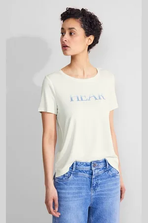 Street one T-Shirt mit Pailetten-Print