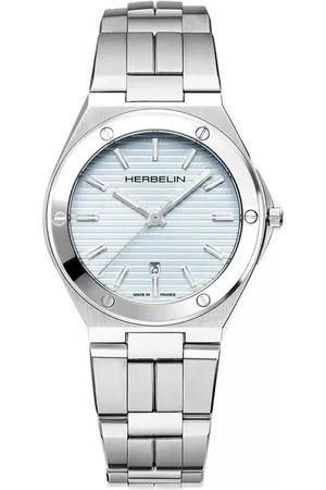 Michel Herbelin Schweizer Uhr Damenarmbanduhr Cap Camarat Edelstahl 14545B25 Quarz, (1-tlg) - Verkäufer: Juwelier-Bacak