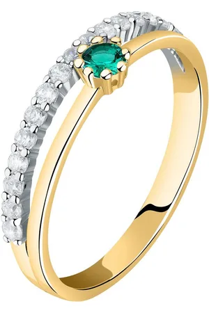 LIVE DIAMOND Diamantring Damen-Damenring Smaragd, Smaragd (synthetisch), Lab Grown - Verkäufer: CHRIST Juweliere und Uhrmacher seit 1863 GmbH