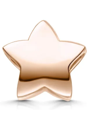 Materia Bead Rosegold Stern Star Charms Element 10 x 10mm 1268, Sterlingsilber, rosevergoldet - Verkäufer: Schmuck