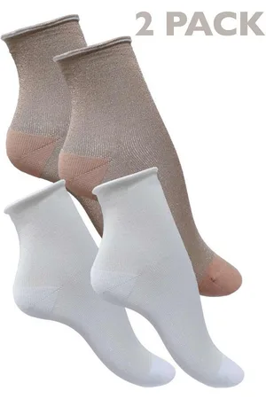 Tamaris Basicsocken Glitzer-Söckchen mit Rollrand (Spar-Pack, 2-Paar, 2 Paare) elegant - Verkäufer: Meine Strümpfe