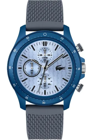 Lacoste Chronograph NEO HERITAGE 2011327, Quarzuhr, Armbanduhr, Herrenuhr, Stoppfunktion, Silikonarmband