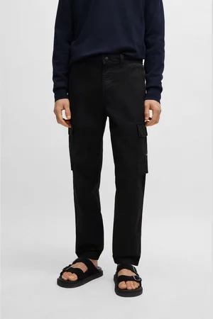 HUGO BOSS Cargohose Sisla-6-Cargo mit Cargotaschen