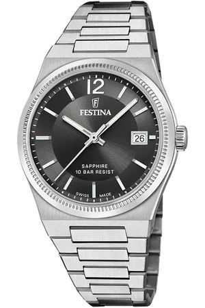 Festina Quarzuhr Rivé Collection F20035/6, Armbanduhr, Damenuhr, Swiss Made, Saphirglas, bis 10 bar wasserdicht