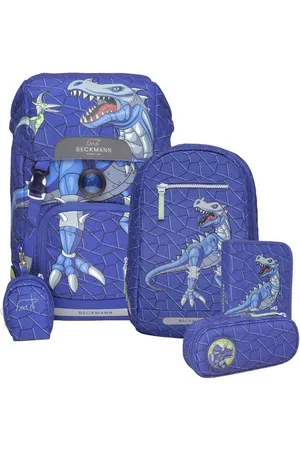 Beckmann Schulranzen Classic (6tlg., inkl. Sportrucksack, Federmäppchen, Schlamperrolle und Buttons) - Verkäufer: Ranzenfee & Koffertroll GmbH