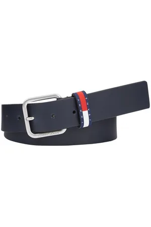 Tommy Hilfiger Ledergürtel TJM RYAN 3.5 Schlaufe mit -Badge