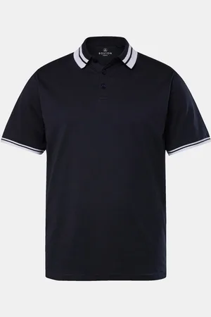 Boston Park Poloshirt Poloshirt Halbarm Kontrastbündchen - Verkäufer: Popken Fashion Group