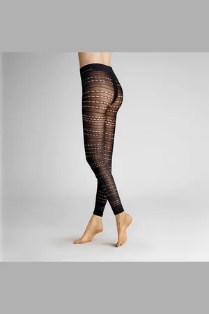 Hudson Strickstrumpfleggings Fuzzy 50 DEN (1 St) Damen Leggings mit transparenter Musterung - Verkäufer: Kunert Fashion GmbH