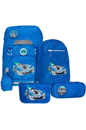 Beckmann Schulranzen Classic (6tlg., inkl. Sportrucksack, Federmäppchen, Schlamperrolle und Buttons) - Verkäufer: Ranzenfee & Koffertroll GmbH