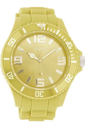 Oozoo Quarzuhr Unisex Armbanduhr Vintage Series, (Analoguhr), Damen, Herrenuhr rund, extra groß (ca. 48mm) Silikonarmband - Verkäufer: Fit4Style Silberschmuck - IMPPAC
