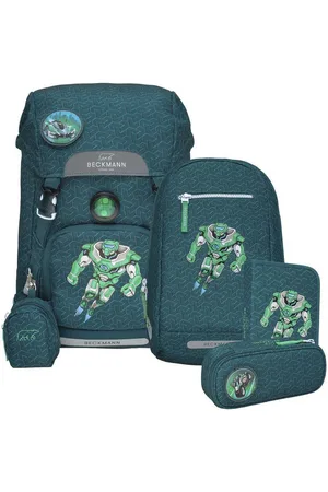 Beckmann Schulranzen Classic (6tlg., inkl. Sportrucksack, Federmäppchen, Schlamperrolle und Buttons) - Verkäufer: Ranzenfee & Koffertroll GmbH