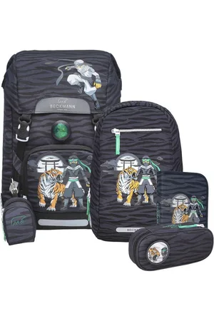 Beckmann Schulranzen Classic (6tlg., inkl. Sportrucksack, Federmäppchen, Schlamperrolle und Buttons) - Verkäufer: Ranzenfee & Koffertroll GmbH