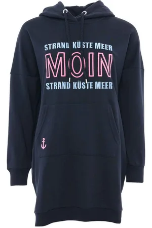 Zwillingsherz Sweatkleid mit Kapuze BW "Strand Küste Meer" - Verkäufer: Melange-shop