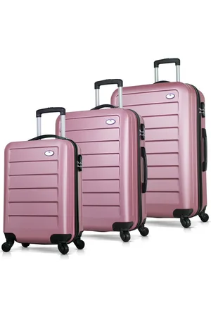 Lucky Bees Trolleyset 100% ABS, 57 x 34 x 25 cm / 37 L V3067, (3 tlg) - Verkäufer: HanaH