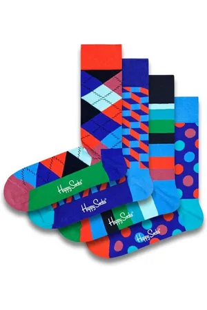 Happy Socks Basicsocken Geschenkbox CLASSIC 4 Paar Mehrfarbig 36-40 - Verkäufer: Grand-Depot-Store