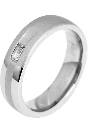 Akzent Partnerring Casual Duty aus Titan, Similibesatz, , Gr. 48 - 64 (Einzeln), Damen Ring - Verkäufer: Shaghafi GmbH