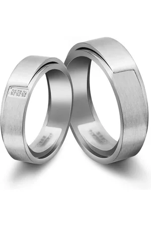 Akzent Partnerring Alluring Way aus Edelstahl, , Gr. 56 - 72 (Einzeln), Herren Ring - Verkäufer: Shaghafi GmbH