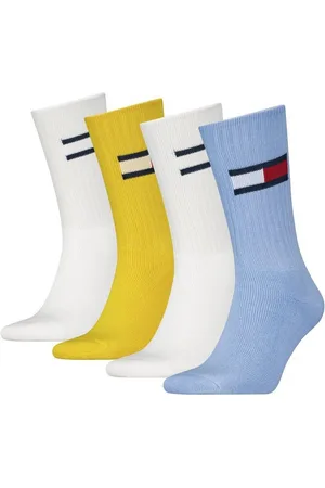 Tommy Hilfiger Sportsocken (4-Paar) mit großem Flag-Label seitlich
