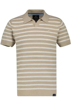 Lerros Poloshirt mit Streifen-Optik