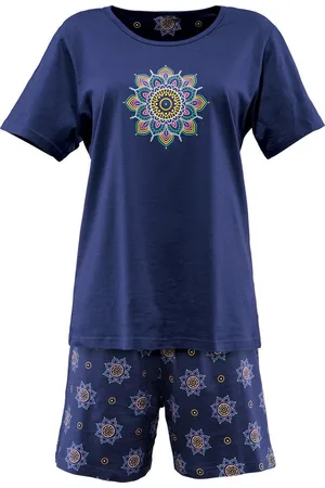 Erwin Müller Pyjama Damen-Shorty Single-Jersey gemustert - Verkäufer: