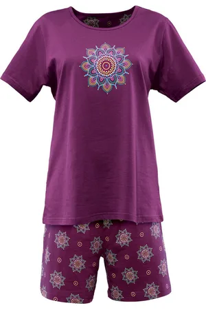 Erwin Müller Pyjama Damen-Shorty Single-Jersey gemustert - Verkäufer: