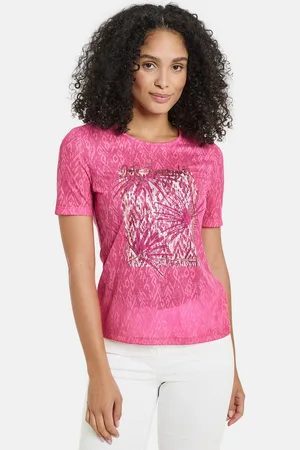 Gerry Weber Kurzarmshirt Gemustertes T-Shirt mit Frontprint - Verkäufer: E- Digital GmbH