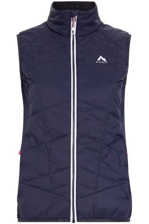 mc kinley Funktionsweste Da.-Weste Sansa HYB VST W NAVY/RED WINE - Verkäufer: INTERSPORT Schwab