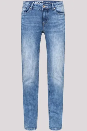Soccx Regular-fit-Jeans mit normaler Leibhöhe